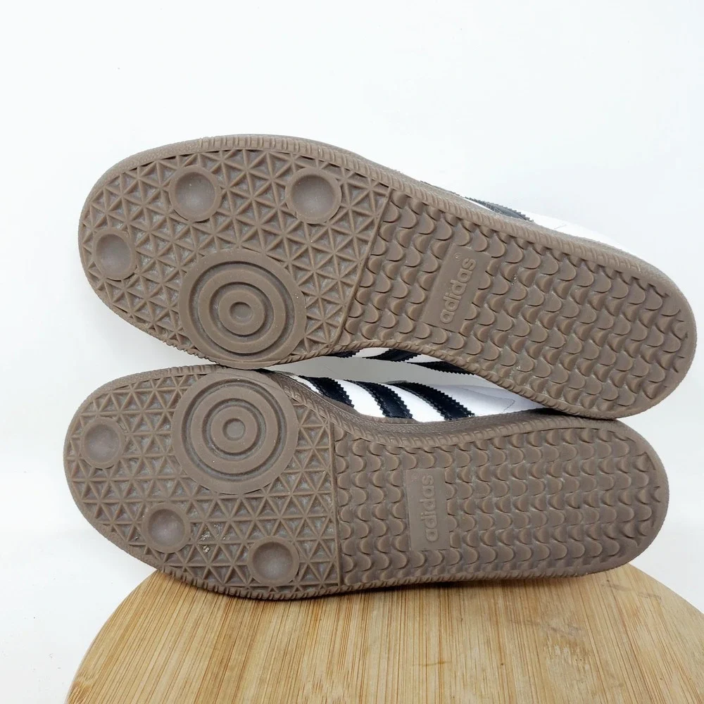 Adidas Samba OG Shoes Mens 5 White Black Gum Soccer Low Turf Indoor Sneaker